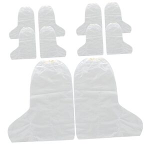 10 قطع من أغطية القدم للاستعمال مرة واحدة من VALICLUD، أغطية نقع القدم المقاومة للماء لأقنعة العناية بالباديكير لتجربة الاسترخاء المنزلية in Kuwait