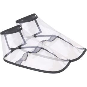 VALICLUD زوج واحد من غطاء حذاء الحلاق لتصميم مصففي الشعر يحافظ على الشعر المكسور من الأحذية، سهل الارتداء، إكسسوارات تصفيف الشعر، مادة TPU للاستخدام في الصالونات in Kuwait