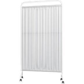 Portable Freestanding Privacy Screen on Wheels - Versatile Room Divider for Hospitals, Salons, Offices - Adjustable, Lightweight, Easy to Move, Ideal for Patient Privacy and Workspaces in Saudi Arabia