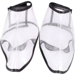 أغطية أحذية الحلاقة من VALICLUD لقصات الشعر، زوج واحد مقاس S، حماية من أحذية تصفيف الشعر المقاومة للماء لمصففي الشعر، تصميم مضاد للانزلاق لاستخدام الصالون in Kuwait