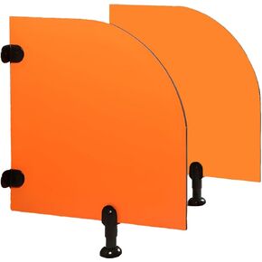 Children's Urinal Partition,Privacy Urinal Divider, Urinal Screen Toilet Partition, 23.6″×23.6″, For Schools, Kindergartens, Public Places, Shopping C(Size:60×60cm（23.6×23.6in）,Color:Orange(2 pieces)) in Saudi Arabia