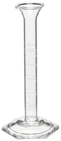 Corning Pyrex 3024-25 Glass 25mL "To Deliver" Graduated Single Metric Scale Cylinder in Saudi Arabia