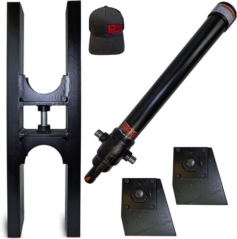 12K -120" 30+ Ton Lifting Capacity - Telescopic Dump Trailer Hydraulic Cylinder | Standard Kit | - 120" Stroke - Fits 12-16' Dump Body (EF-12-120-SK) in Saudi Arabia