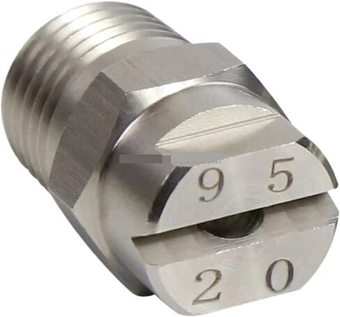 High Pressure Stainless Steel Flat Fan Spray Nozzle 1/8 Inch BSPT - Adjustable Flow Rate & Angle for Precision Spraying(1/8 11030) in Saudi Arabia