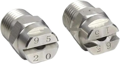 High Pressure Stainless Steel Flat Fan Spray Nozzle 1/8 Inch BSPT - Adjustable Flow Rate & Angle for Precision Spraying(1/8 11030) in Saudi Arabia