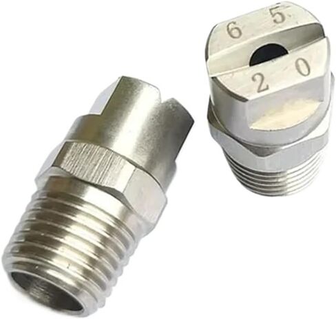 High Pressure Stainless Steel Flat Fan Spray Nozzle 1/8 Inch BSPT - Adjustable Flow Rate & Angle for Precision Spraying(1/8 11030) in Saudi Arabia
