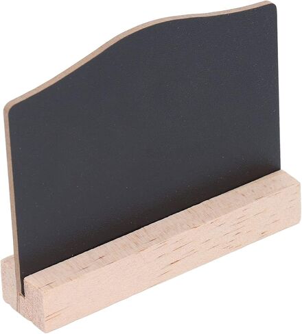 Mini Tabletop Chalkboard Signs, 10 Sets Double Sided Small Buffet Chalkboards with Wooden Base, for Bar Restaurant Cafe Home Decor in Saudi Arabia