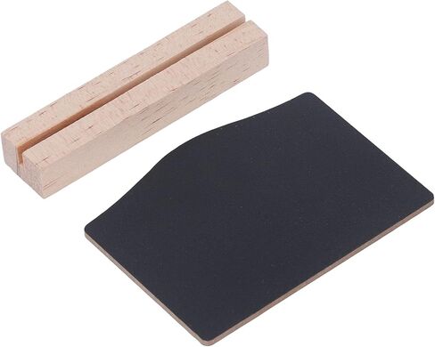 Mini Tabletop Chalkboard Signs, 10 Sets Double Sided Small Buffet Chalkboards with Wooden Base, for Bar Restaurant Cafe Home Decor in Saudi Arabia
