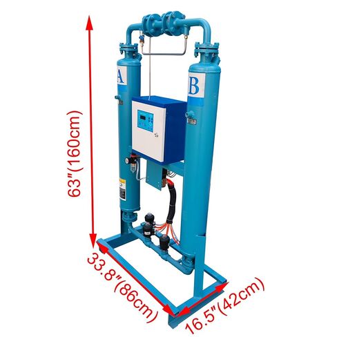 20FW Adsorption Air Dryer Thermal-Free Adsorption Drying System 1.5m³/min Treated Air Volume with 7.5-15KW Air Compressors in Saudi Arabia