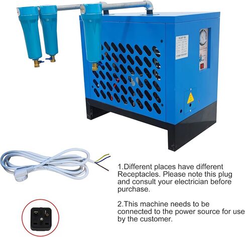 50C Refrigerating Dryer Air Compressor Refrigerated Air Drying System with 50HP Air Compressors 220V in Saudi Arabia
