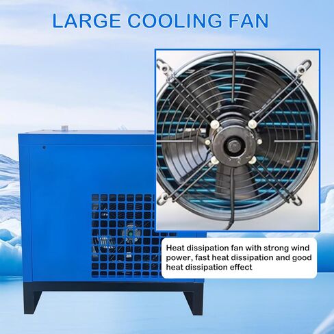 53 CFM High Temperature Refrigerated Dryer for Air Compressor Compressed Air Systems Air Dryer Refrigerated Type 110V 400W for 10HP Air Compressor in Saudi Arabia