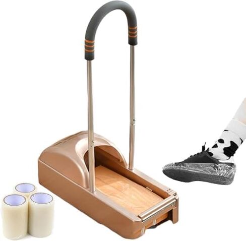 Portable Shoe Cover Dispenser with Armrest – Hygienic, Durable, and Stylish – Convenient for Home, Office, Factory, and Laboratory Use – Easy Access and Mess-Free Solution in Saudi Arabia