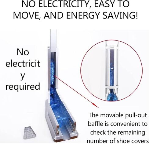 Lazy Shoe Cover Machine, Automatic Shoe Cover Dispenser, Capacity 50 Shoe Covers, No Electricity Required, for Cleanroom, Waterproof and Dustproof in Saudi Arabia