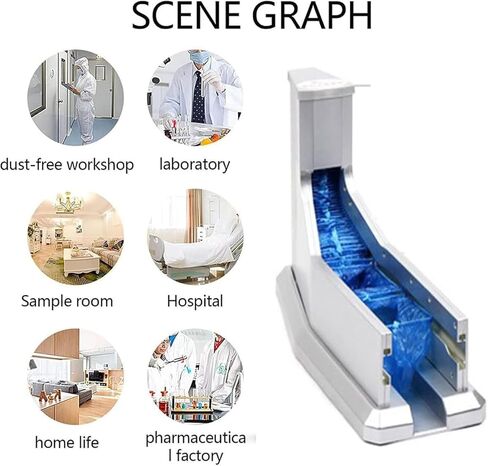 Lazy Shoe Cover Machine, Automatic Shoe Cover Dispenser, Capacity 50 Shoe Covers, No Electricity Required, for Cleanroom, Waterproof and Dustproof in Saudi Arabia