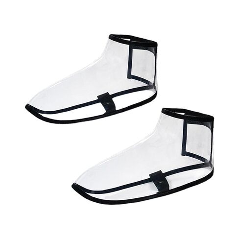 Generic Salon Foot Covers Waterproof Shaving Shoe Protector Elastic Shoe Covers Wear-resistant Transparent Non-slip, M in Saudi Arabia