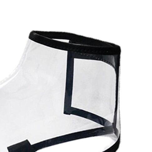 Generic Salon Foot Covers Waterproof Shaving Shoe Protector Elastic Shoe Covers Wear-resistant Transparent Non-slip, M in Saudi Arabia