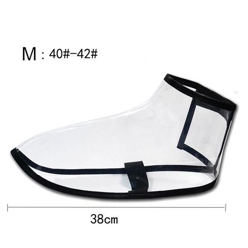 Generic Salon Foot Covers Waterproof Shaving Shoe Protector Elastic Shoe Covers Wear-resistant Transparent Non-slip, M in Saudi Arabia