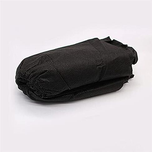 100Pcs Black Disposable Carpet Carpet Non Slip Medical Dustproof Indoor Medical Shoe Coverss Thick Nonwoven in Saudi Arabia