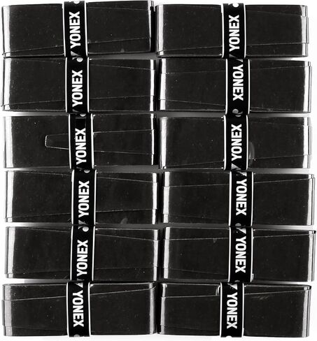 مضرب تنس Yonex Wet Super GRAP (أسود) - 12 عبوة في عبوات متعددة (1-6 عبوات متوفرة) in Saudi Arabia
