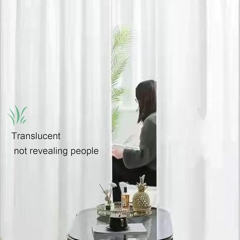 This Room Divider Curtains Kit for Privacy Protection, Beauty Salon Partition Curtains, Hospital Clinic Curtain Privacy Screen, for Beauty Salons, Shared Room Bedroom,White in Saudi Arabia