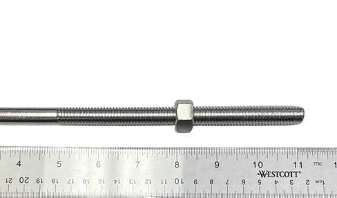 US STAINLESS Stainless Steel 316 Eye Bolt 1/2" x 14" UNC (1/2"-13 Pitch) Short Thread Marine Grade in Saudi Arabia