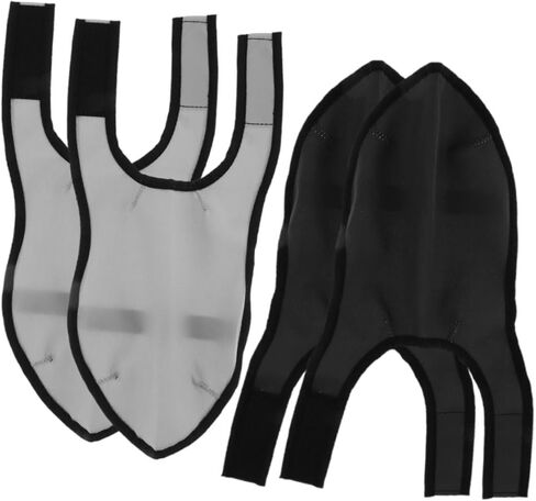 Generic 2 Pairs Reusable Non Slip Barber Shoe Covers for Hair Stylists Protective Haircut Shoe Protectors Ventilated Antipuncture Design for Indoor Outdoor Salon Use Fit in Saudi Arabia