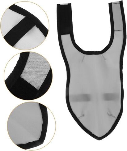 Generic 2 Pairs Reusable Non Slip Barber Shoe Covers for Hair Stylists Protective Haircut Shoe Protectors Ventilated Antipuncture Design for Indoor Outdoor Salon Use Fit in Saudi Arabia