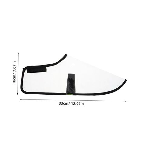 MERRYHAPY Reusable Transparent Barber Shoe Covers Durable PVC Protection for Hair Stylists Home Use Breathable Design for Salon and Spa Settings in Saudi Arabia