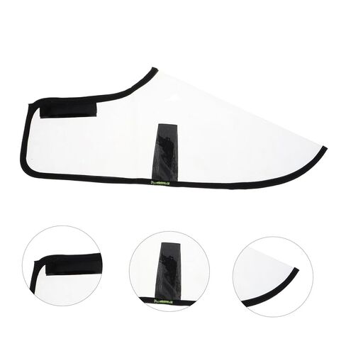 MERRYHAPY Reusable Transparent Barber Shoe Covers Durable PVC Protection for Hair Stylists Home Use Breathable Design for Salon and Spa Settings in Saudi Arabia