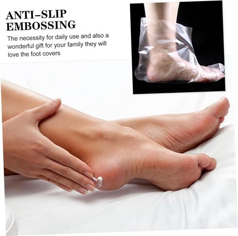 BESPORTBLE 200pcs Disposable Foot Covers Non-Slip Booties for Salon Use for Spa and Foot Care and Protection for in Saudi Arabia