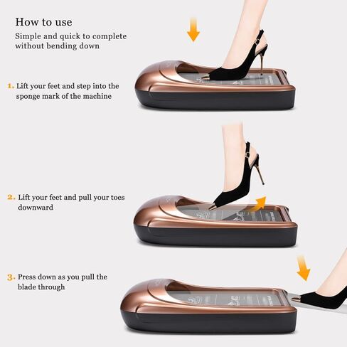 Automatic Shoe Cover Dispenser Mechanical Shoe Film Machine Home Visitor Long-Term Use Disposable Covers for Home in Saudi Arabia