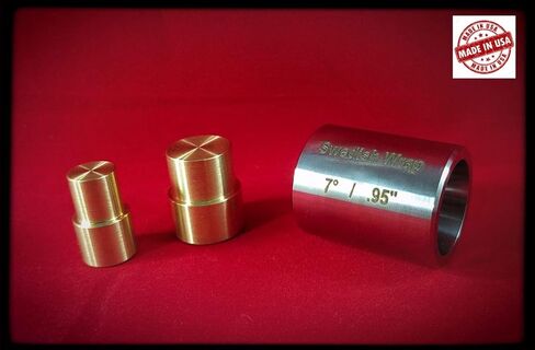 قالب تغليف سويدي صغير (.95 بوصة) مع مكابس نحاسية (2 قضبان دفع) in Kuwait