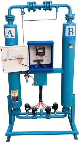 53CFM Adsorption Compressed Air Dryer Non-heat Adsorption Drying Machine for 7.5-11KW Air Compressors 110V in Saudi Arabia