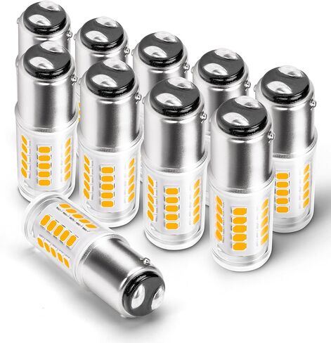 1156 BA15S LED Bulbs 12-24V, 1141 1003 7506 6000K Daylight White, Low Voltage Bayonet Single Contact, 5W 500LM Replacement For RV Landscape Interior Lights Camper Marine Boat Trailer Lights, 4Pack in Saudi Arabia