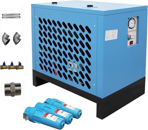 125CFM مجفف هواء مبرد لضاغط الهواء أنظمة الهواء المضغوط مجفف هواء نوع مبرد 220 فولت 1200 وات لضاغط هواء 30 حصان in Saudi Arabia