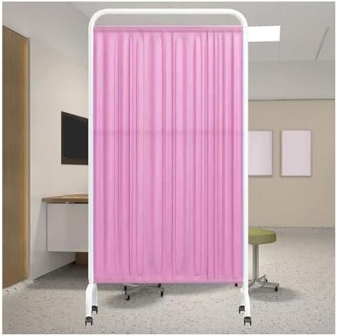 6 Ft High Foldable Room Divider - 3-Panel Privacy Screen for Clinics, Exam Rooms & Wards - Temporary Space-Saving Isolation Fence (Color-3) in Saudi Arabia