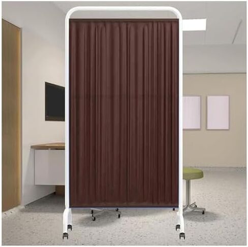 6 Ft High Foldable Room Divider - 3-Panel Privacy Screen for Clinics, Exam Rooms & Wards - Temporary Space-Saving Isolation Fence (Color-3) in Saudi Arabia