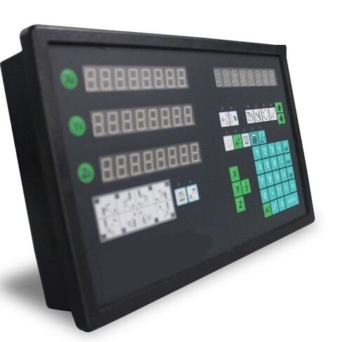 قراءة رقمية عالية الدقة بثلاثة محاور بدقة 0.05 مم، وشاشة LCD مكونة من 8 أرقام للمخرطة والطحن والحفر وآلات القطع in Kuwait
