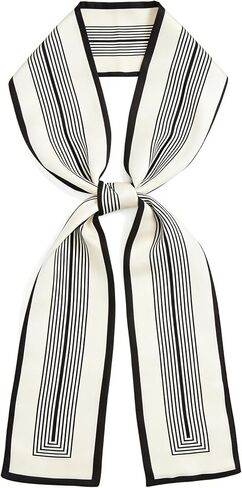 Head Scarf for Women - Hair Scarf Purse Fashion Satin Silky Feeling Long Neck Scarves for Handbags in Saudi Arabia