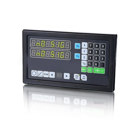 2-Axis High Precision Digital Readout (DRO) with IP67 Ball Grid Linear Encoder, Adjustable Resolution for Milling, Lathe & Grinding Machines in Saudi Arabia