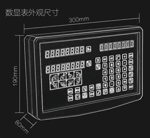 2-Axis High Precision Digital Readout with Linear Scale, Dual-Sealed Glass Scale in Saudi Arabia