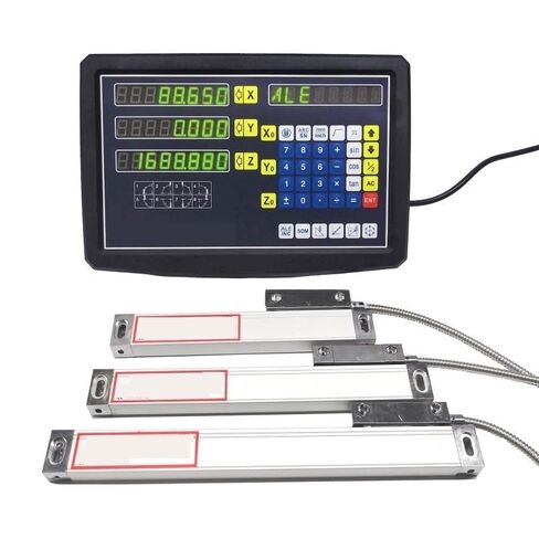 3-Axis High Precision Digital Readout Kit with 3 Linear Scale Encoder, Industrial Grade Display for Milling, Lathe, Grinding & Sawing Machines in Saudi Arabia