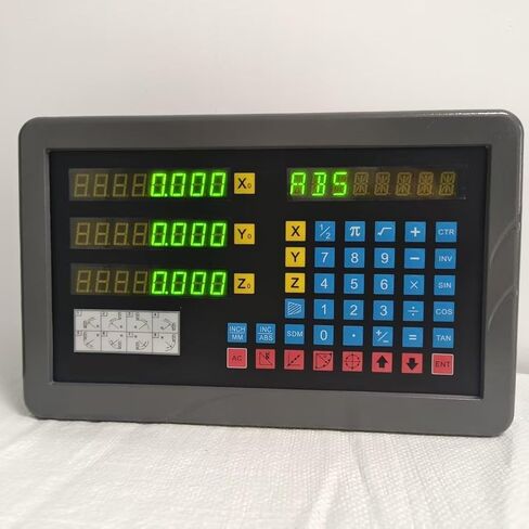 3-Axis DRO Digital Readout with LCD Screen, Linear Scale Encoder for Lathe, Milling & Grinding Machines in Saudi Arabia