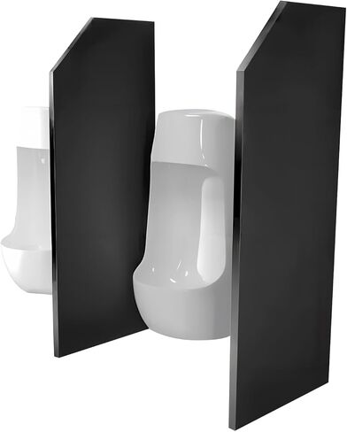 Urinal Partition Screen, Hanging Divider for Privacy in Public Restrooms, Ideal for Hotels, Schools, and Shopping Malls, Includes Accessories, 15.7" x 35.4" in Saudi Arabia