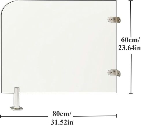 Floor-Mounted Toilet Partition Divider for Urinals, Kids & Men's Restrooms, Durable Urinal Baffle Panel, Privacy Screen for Toilets, Commercial Bathroom Solutions in Saudi Arabia