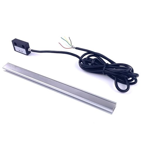 2m Magnetic Read Head and 1000mm Magnetic Scale Kit, High Precision Linear Encoder with Slider for Industrial Automation & Cutting Machines in Saudi Arabia