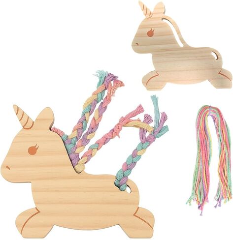 Wooden Lacing Toys Unicorn DIY Wooden Toy for Toddler Wooden Running Horse/Unicorn in Saudi Arabia