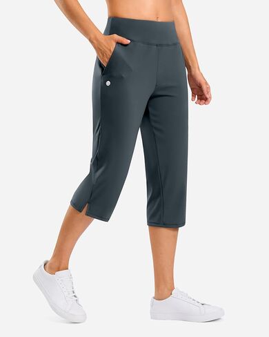G Gradual 18" 20" Capri Pants for Women Golf Capris 4 Pockets High Waist Stretchy Lightweight Cropped Pants for Dressy Casual in Saudi Arabia