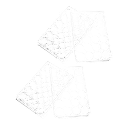 Zerodeko 2pcs Cell Culture Dishes Plastic Petri Holders for Lab Experiments Chemistry Petri Plates Easy Monitoring in Saudi Arabia