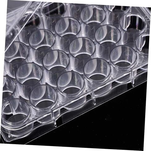 Gatuida Cell Culture Plate 24-Well Tissue Culture Tray Lid for Laboratory Experiments Sturdy and Reliable Non-Removable Enzyme Marking in Saudi Arabia